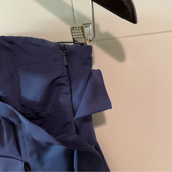 Karen Walker - Navy Silk Taffeta minidress - Picture 5 of 7